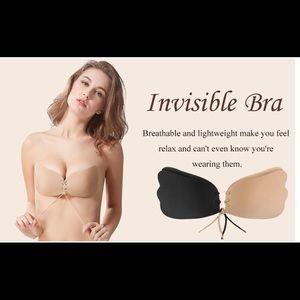 Strapless backless invisible bra